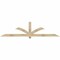 Ekena Millwork Redmond Rough Sawn Timber Gable Bracket, Douglas Fir, 96"W x 24"H x 4"D x 4"F, 6/12 Pitch GBW096X24X0404RED00RDF - alternate 1